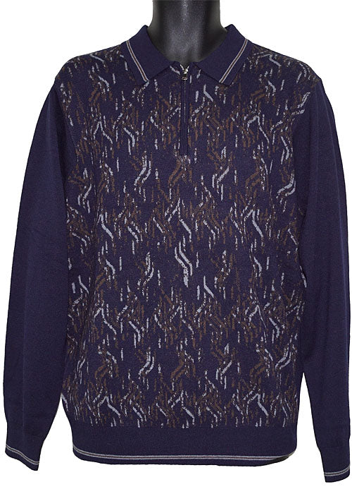 Cigar Sweater # P405 Navy