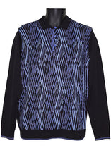 Load image into Gallery viewer, Cigar Sweater # P412 Indigo
