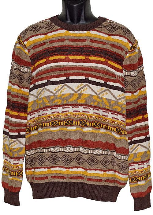 Cigar Chenille Sweater # SC504 Brown - Alligator World