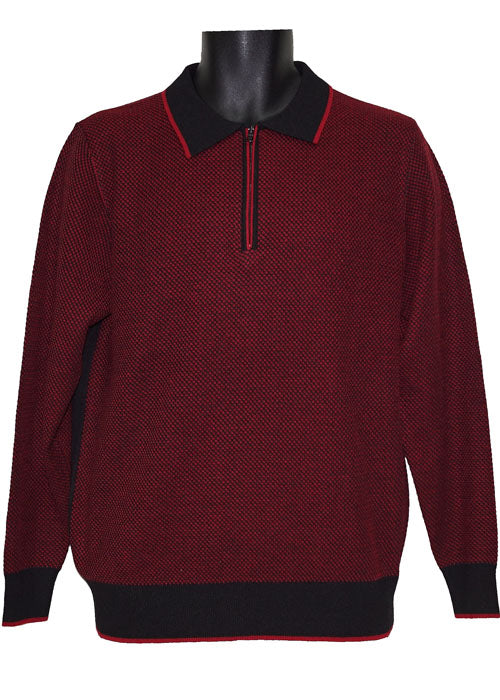 Cigar Sweater # LP98 Red Combo