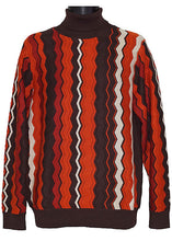 Load image into Gallery viewer, Cigar Turtleneck Sweater # T452 Brown
