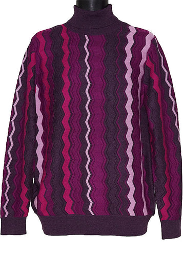 Cigar Turtleneck Sweater # T452 Purple