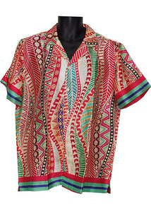 Cigar Satin Shirt # CS607 Red - Alligator World