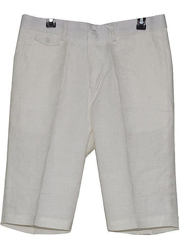 Cigar Linen Shorts # HR120 Cream