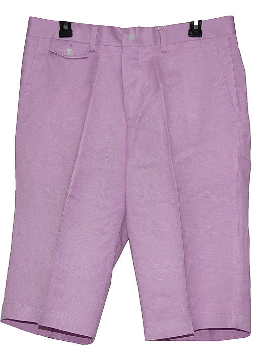 Cigar Linen Shorts # HR120 Lavender