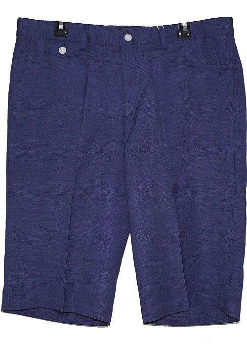 Cigar Linen Shorts # HR120 Navy - Alligator World