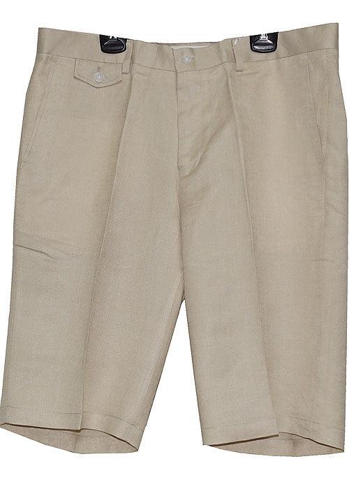 Cigar Linen Shorts # HR120 Tan - Alligator World