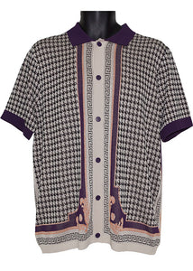 Cigar Shirt # KS1557 Purple