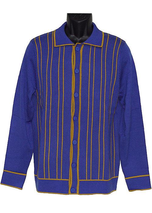 Cigar Sweater # KS361 Indigo - Alligator World