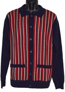 Cigar Sweater # KS363 Navy - Alligator World