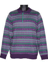 Load image into Gallery viewer, Cigar Sweater # P418 Purple
