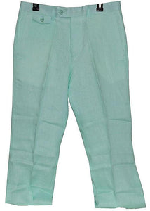 Cigar Linen Pants # SL700 Mint - Alligator World