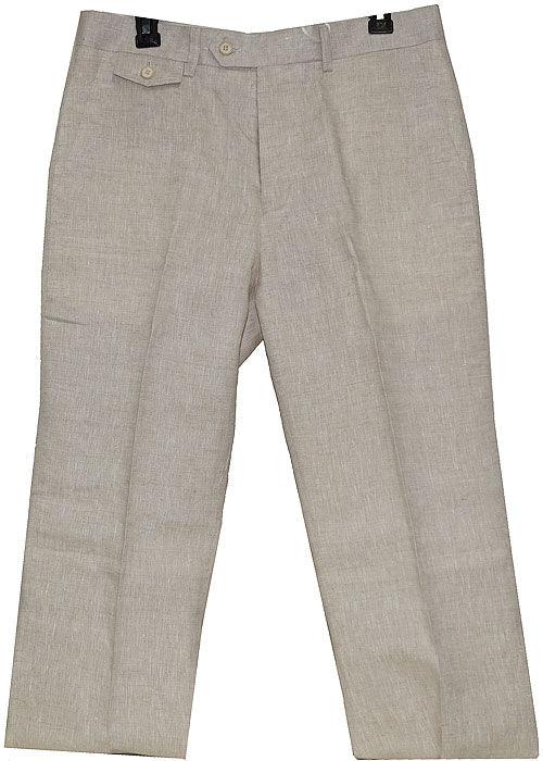 Cigar Linen Pants # SL700 Oatmeal - Alligator World