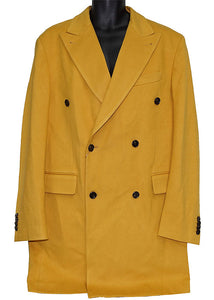 Cigar Long Coat # TC1205 Yellow