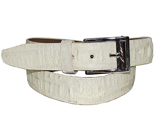 Marco di Milano Crocodile Belt # LB29 Bone