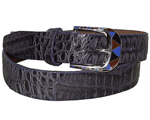 Marco di Milano Crocodile Belt # LB30 Grey Combo