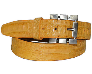 Marco di Milano Crocodile Belt # LB32 Buttercup