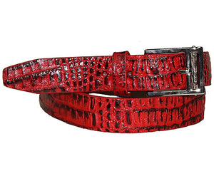 Marco di Milano Crocodile Belt # LB35 Red Combo