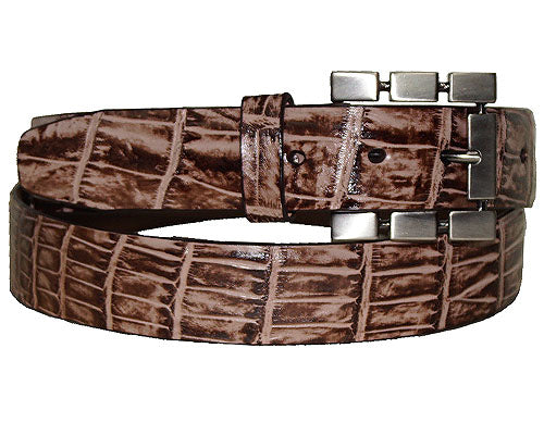 Marco di Milano Alligator Belt # LB36 Taupe Combo