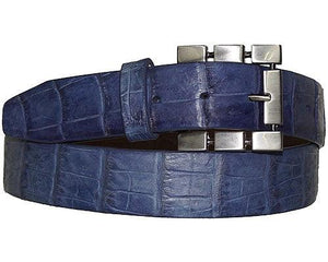 Marco di Milano Alligator Belt # LB42 Blue Jean