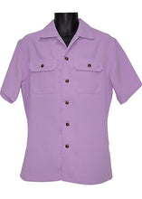 Load image into Gallery viewer, Lanzino Linen Shirt/Pants Set # 3129 Lavender
