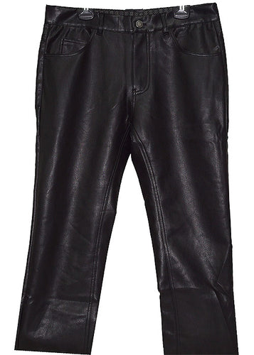 Lanzino Leather Look/Feel Pants # SPS132 Black