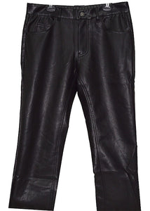 Lanzino Leather Look/Feel Pants # SPS132 Black