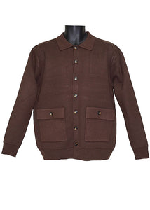 Lanzino Sweater/Jacket # SW078 Brown