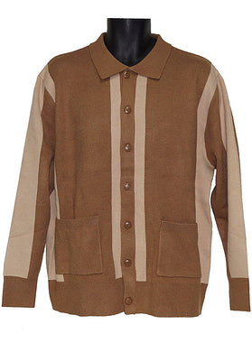 Lanzino Sweater # SW093 Camel/Beige