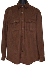 Load image into Gallery viewer, Lanzino Suede Feel Shirt/Pants Set # 3121 Mocha
