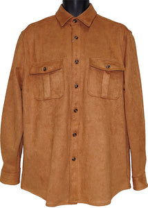 Lanzino Suede Feel Shirt/Pants Set # 3121 Tan