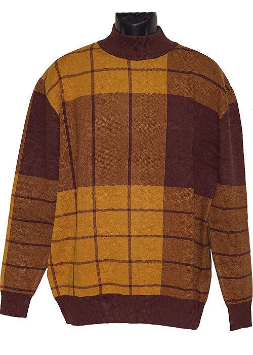 Lanzino Sweater # SW061 Brown - Alligator World