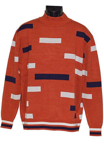 Lanzino Sweater # SW072 Rust - Alligator World