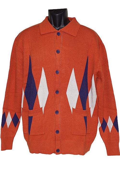 Lanzino Sweater # SW074 Tangerine - Alligator World