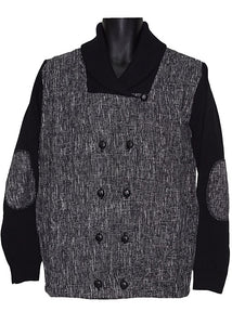 Lavane Sweater Jacket # 2438 Black