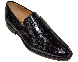 Mezlan Platinum Alligator Shoes 'Calabria'