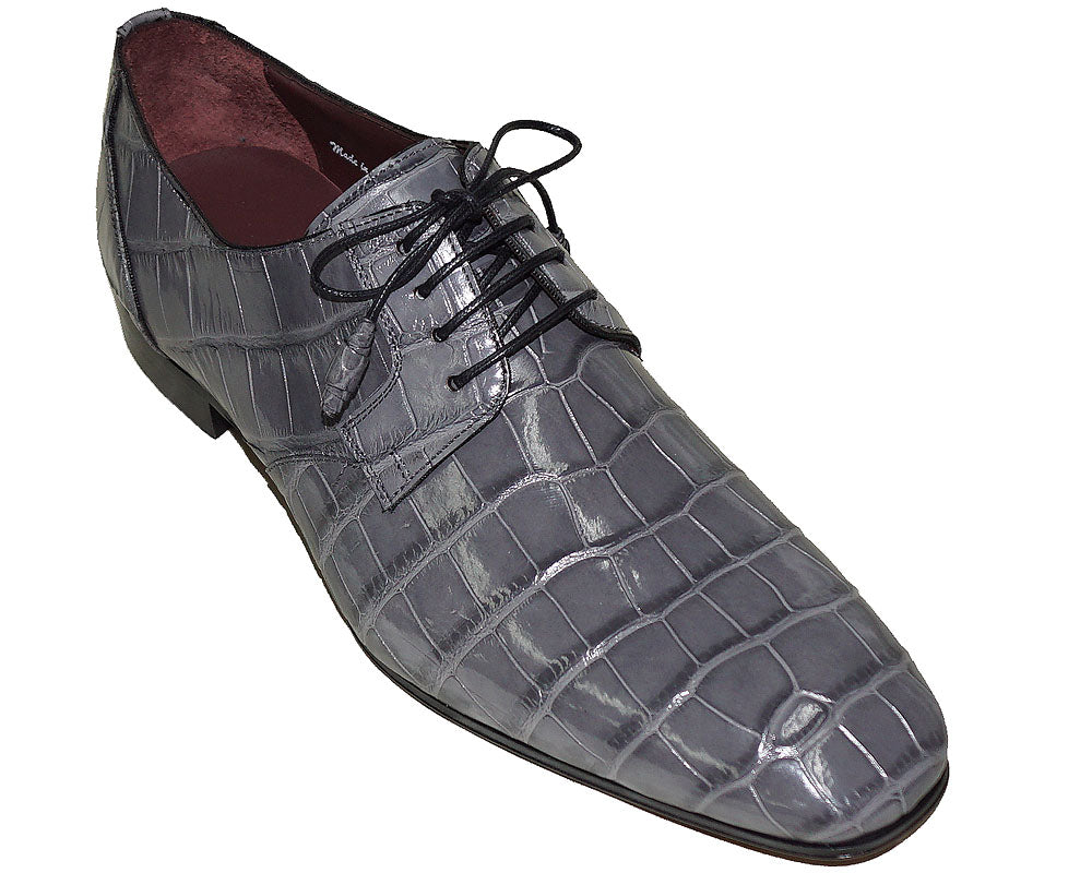 Mezlan Platinum Alligator Shoes 'Milan' - Mezlan Shoes & Accessories