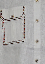 Load image into Gallery viewer, Prestige Linen Shirt/Pants Set # LUX530 White
