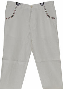 Prestige Linen Shirt/Pants Set # LUX530 White