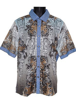 Load image into Gallery viewer, Prestige Linen Shirt/Pants Set # LUX560 Blue
