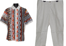 Load image into Gallery viewer, Prestige Linen Shirt/Pants Set # LUX560 White
