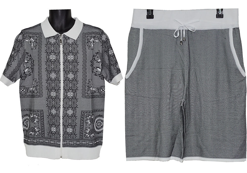 Prestige Shirt/Shorts Set # CKJ305 White