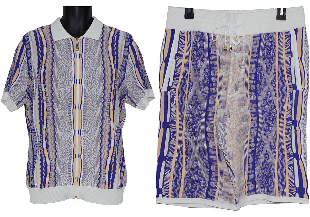 Prestige Shirt/Shorts Set # CKJ311 Royal