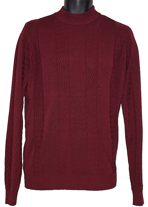 Tulliano Silk Sweater # 8532 Burgundy