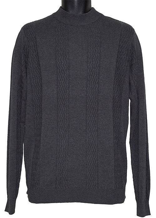 Tulliano Silk Sweater # 8532 Smoke