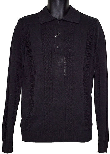 Tulliano Silk Sweater # 8533 Black