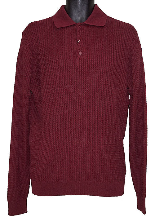 Tulliano Silk Sweater # 8537 Burgundy