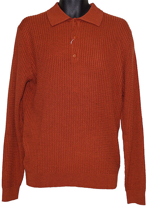 Tulliano Silk Sweater # 8537 Copper